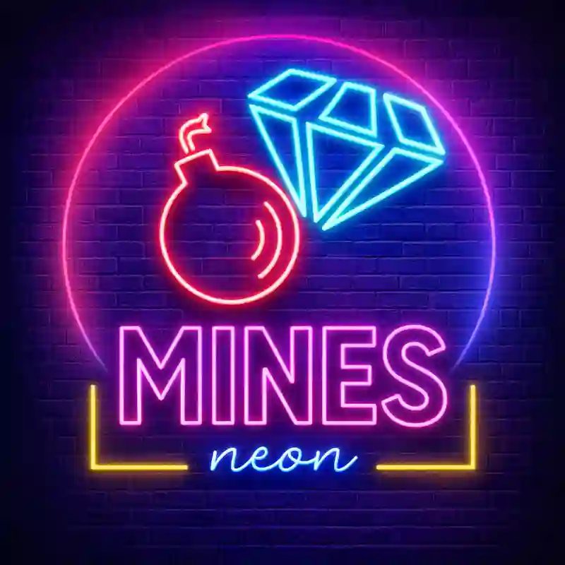Mines Neon Game - bouncing ball app